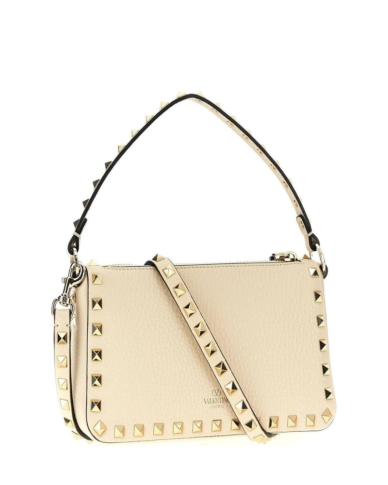 Valentino Garavani Shoulder Bag in white, Calfskin Leather — view 2