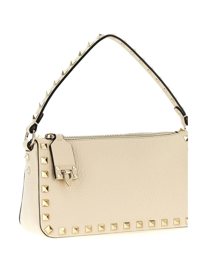 Valentino Garavani Shoulder Bag in white, Calfskin Leather — view 3