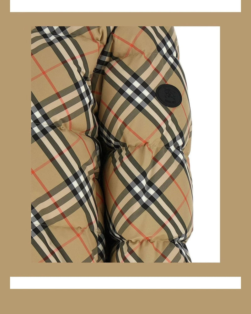 Burberry Puffer Jacket in beige, Polyester — view 4