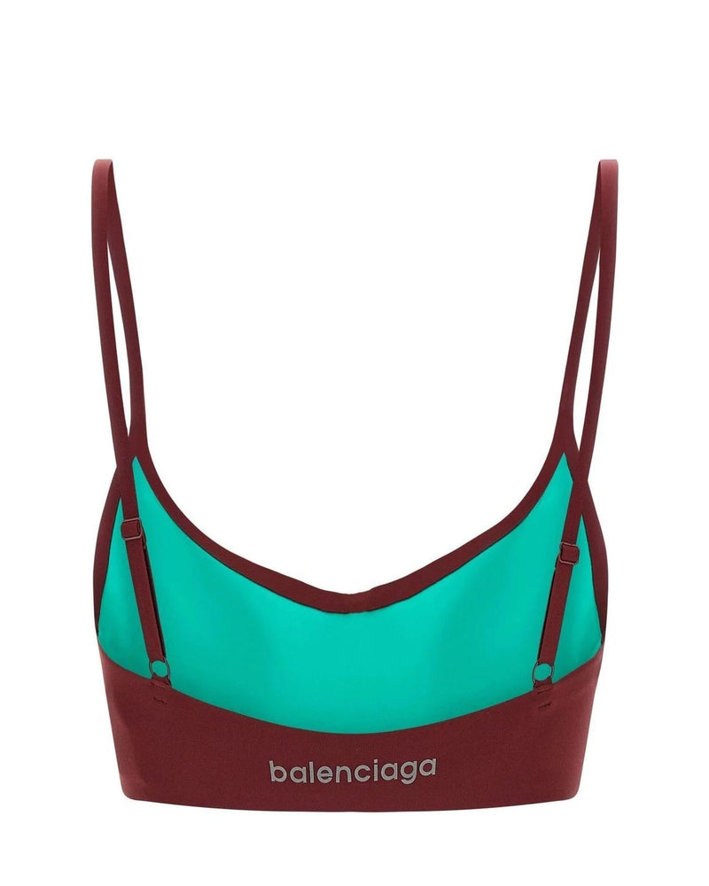 Balenciaga Sports Bra in red, Polyamide — view 2