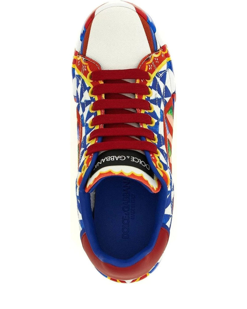 Dolce & Gabbana Sneakers in multicolor, Cotton — view 4