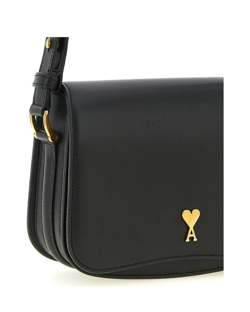 Ami Paris Cross Body Bag in black, Cow Leather — view 3