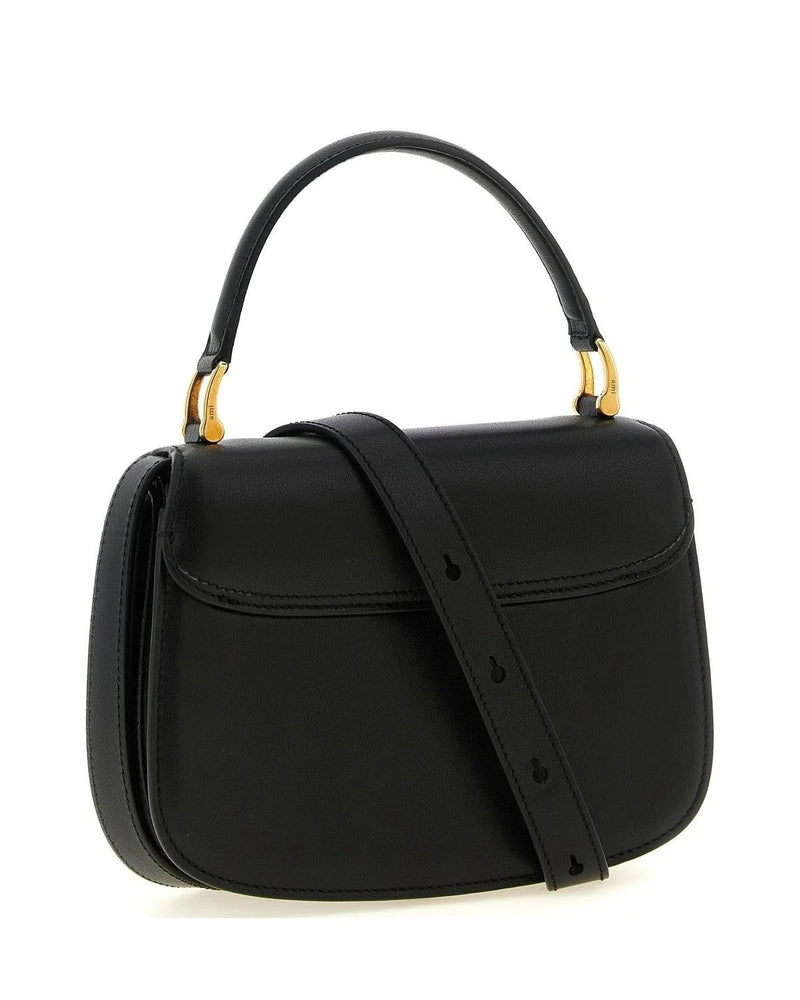Ami Paris Shoulder Bag in black, Cow Leather — view 2