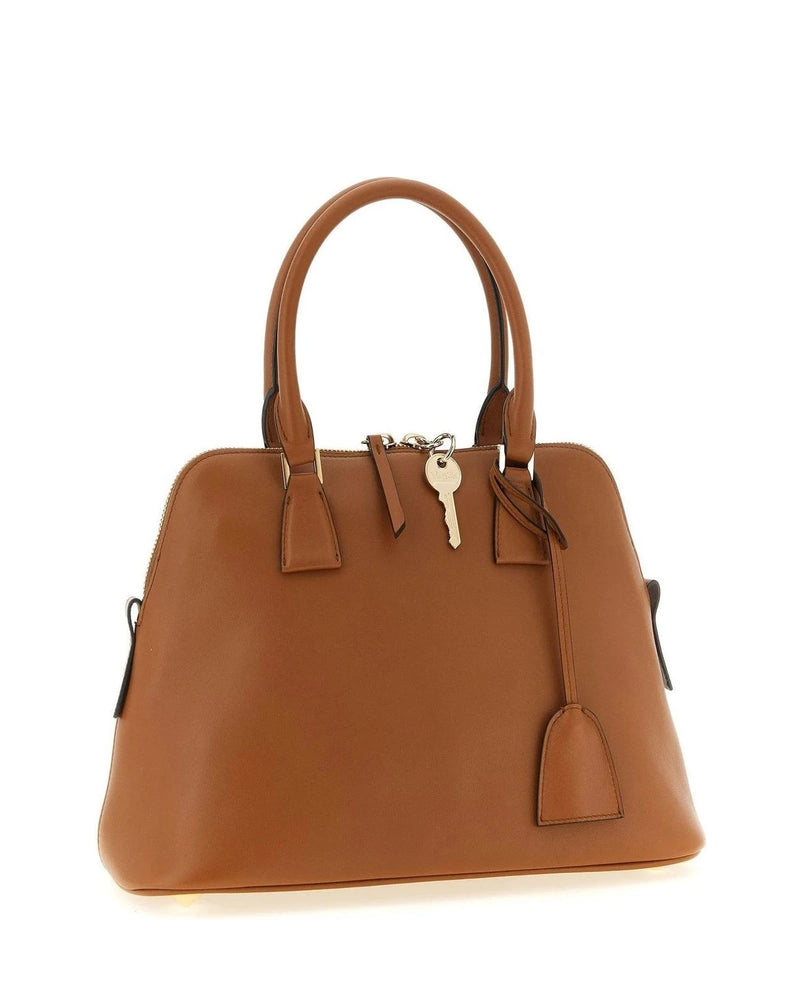 Maison Margiela Satchel Bag in brown, Calfskin Leather — view 3