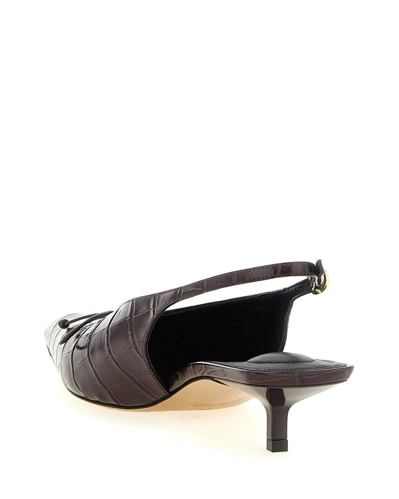 Jacquemus Pumps in red, Calfskin Leather — view 4