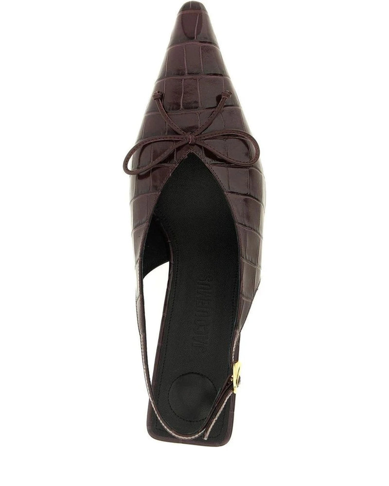 Jacquemus Pumps in red, Calfskin Leather — view 5