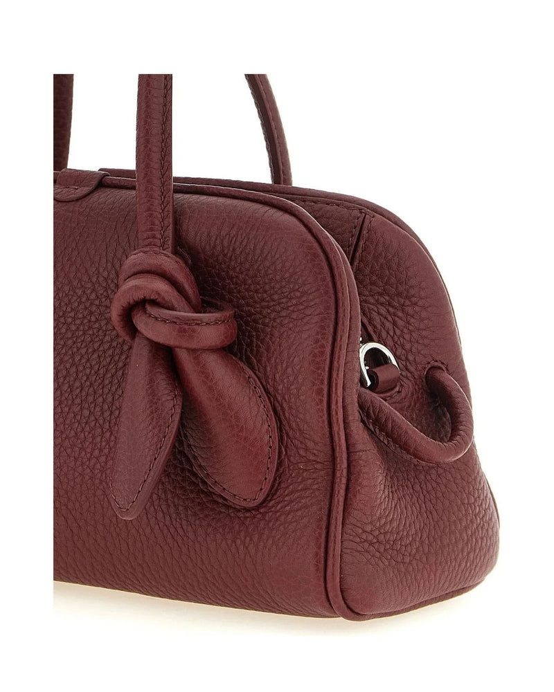 Jacquemus Satchel Bag in red, Calfskin Leather — view 3
