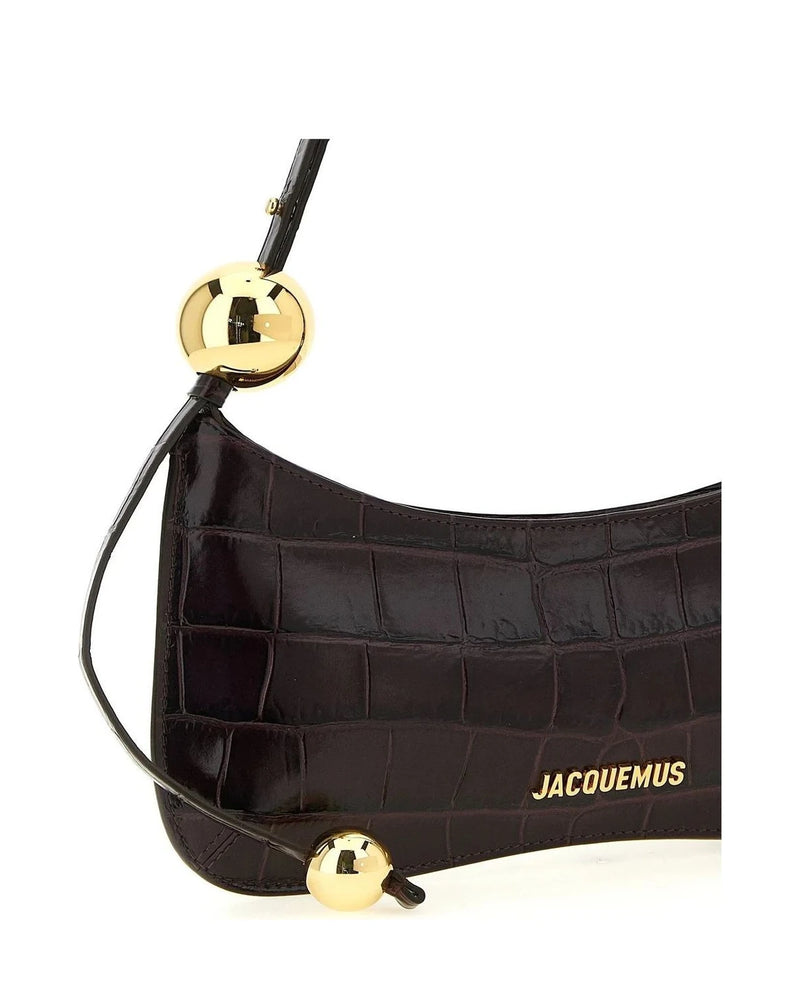 Jacquemus Shoulder Bag in red, Calfskin Leather — view 3