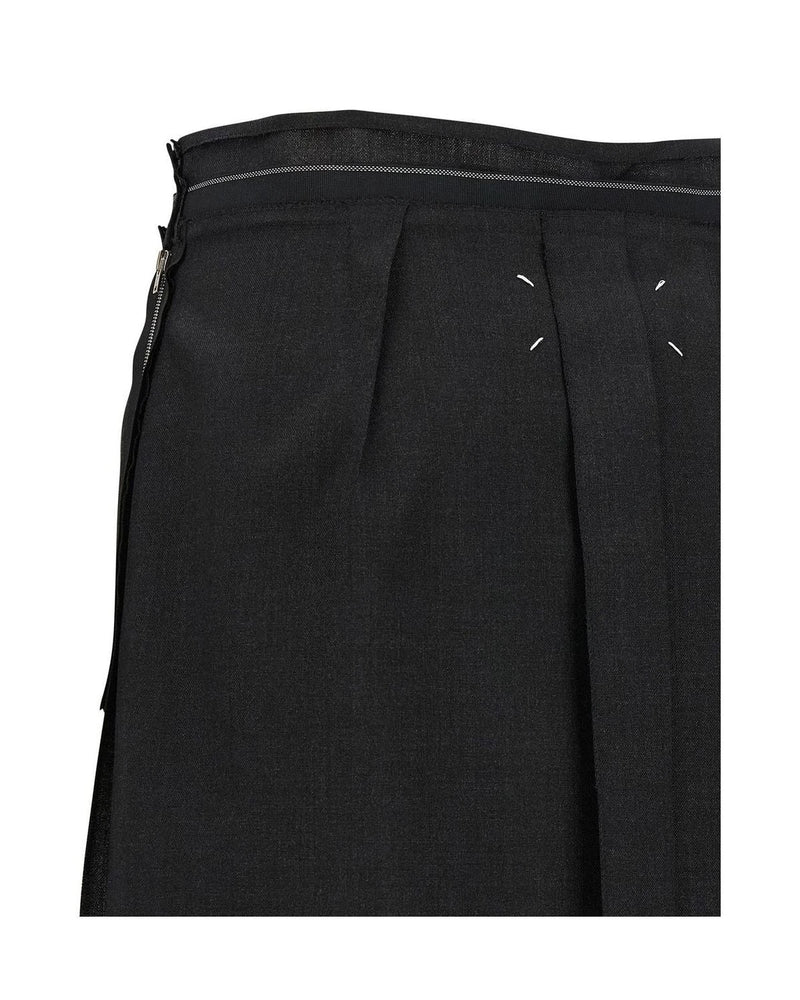Maison Margiela Skirt in black, Virgin Wool — view 4