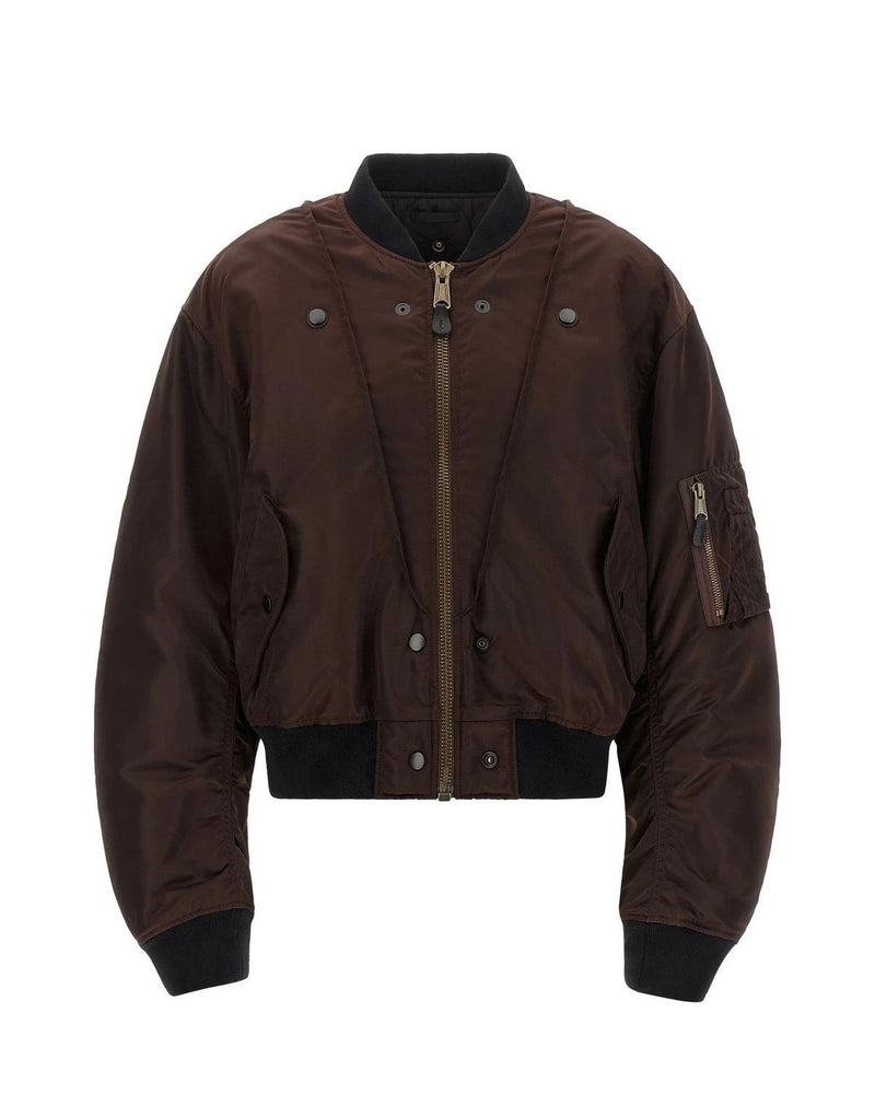 Maison Margiela Bomber Jacket in brown, Polyamide