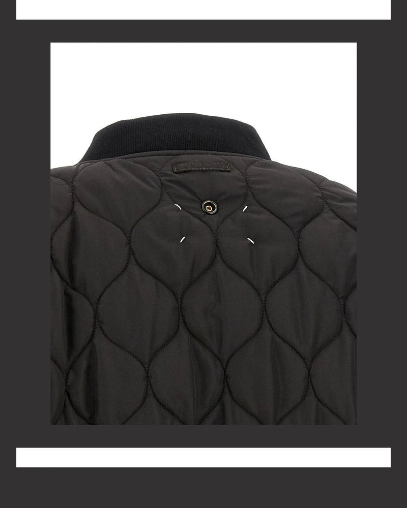 Maison Margiela Bomber Jacket in brown, Polyamide — view 7