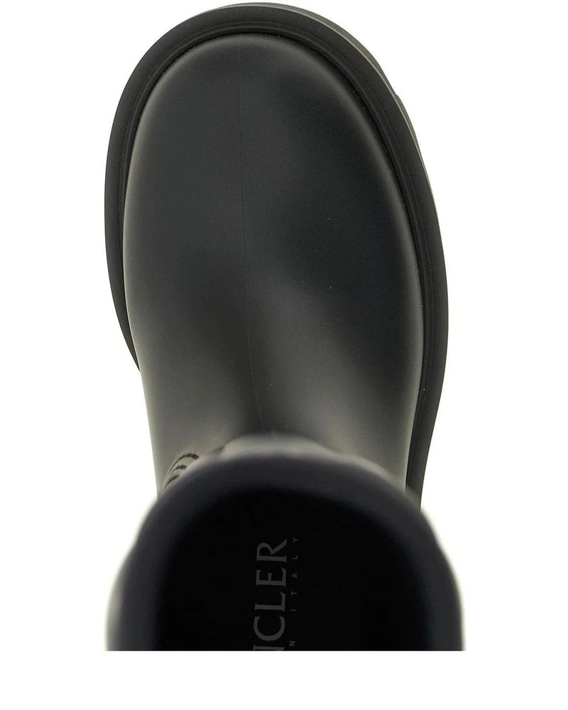 Moncler Knee High Boots in black, Pvc — view 4