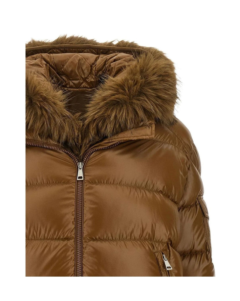 Moncler Puffer Jacket in brown, Polyamide — view 4