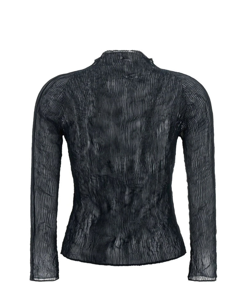 Issey Miyake Cardigan in black, Polyester — view 2