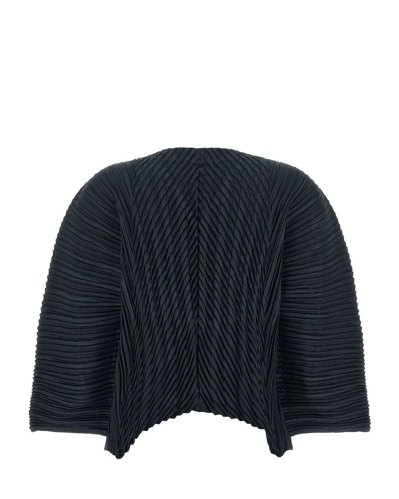 Issey Miyake Cardigan in black, Polyester — view 2