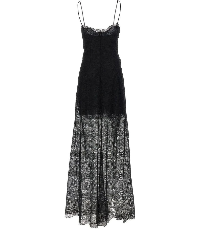 Ermanno Scervino Dresse in black, Polyester — view 2