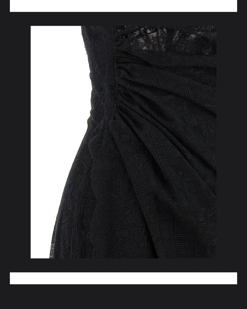 Ermanno Scervino Dresse in black, Polyester — view 4