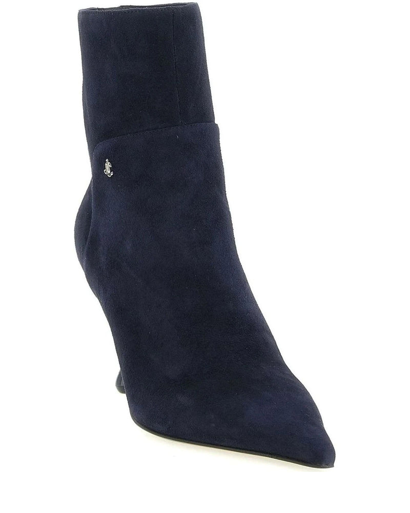 Jimmy Choo Ankle Boots in blue, Leather — view 2