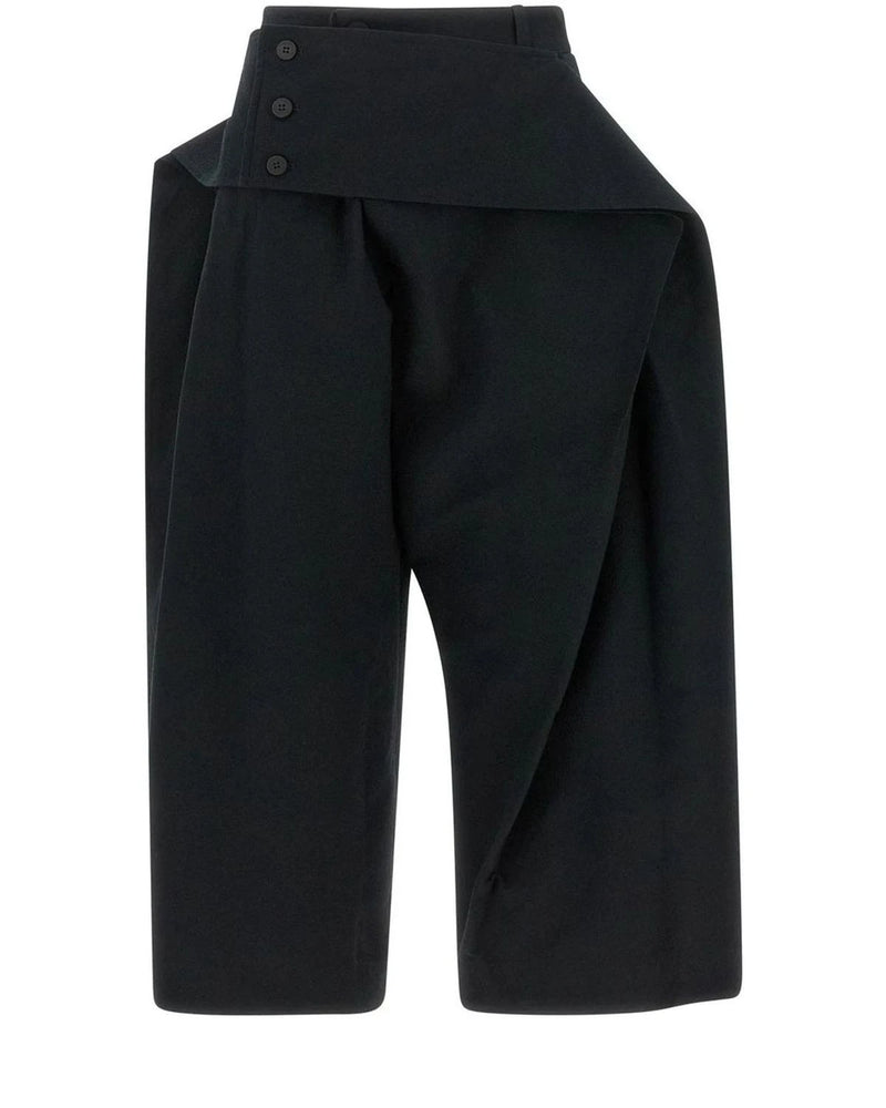 Issey Miyake Palazzo Pant in black, Polyester