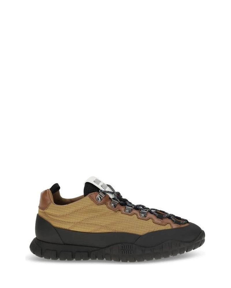 Miu Miu Sneakers in beige, Polyamide
