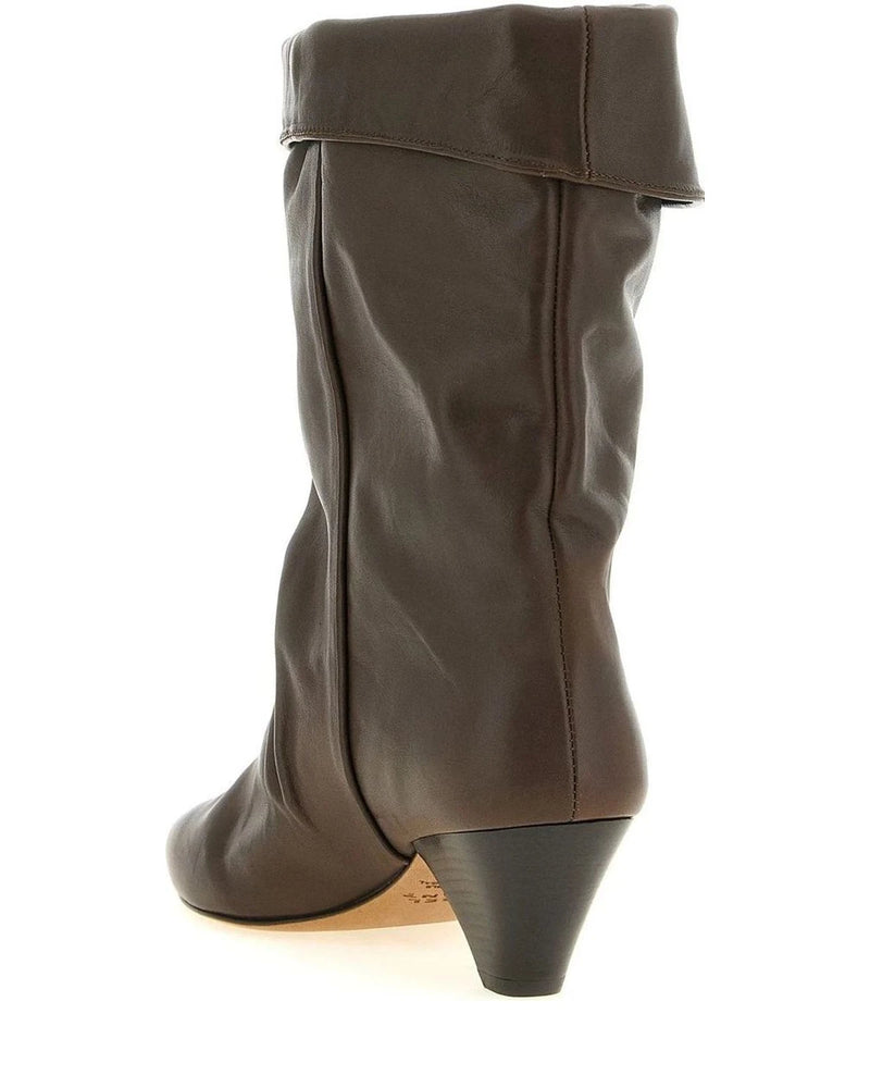 Isabel Marant Ankle Boots in brown, Cow Leather — view 3