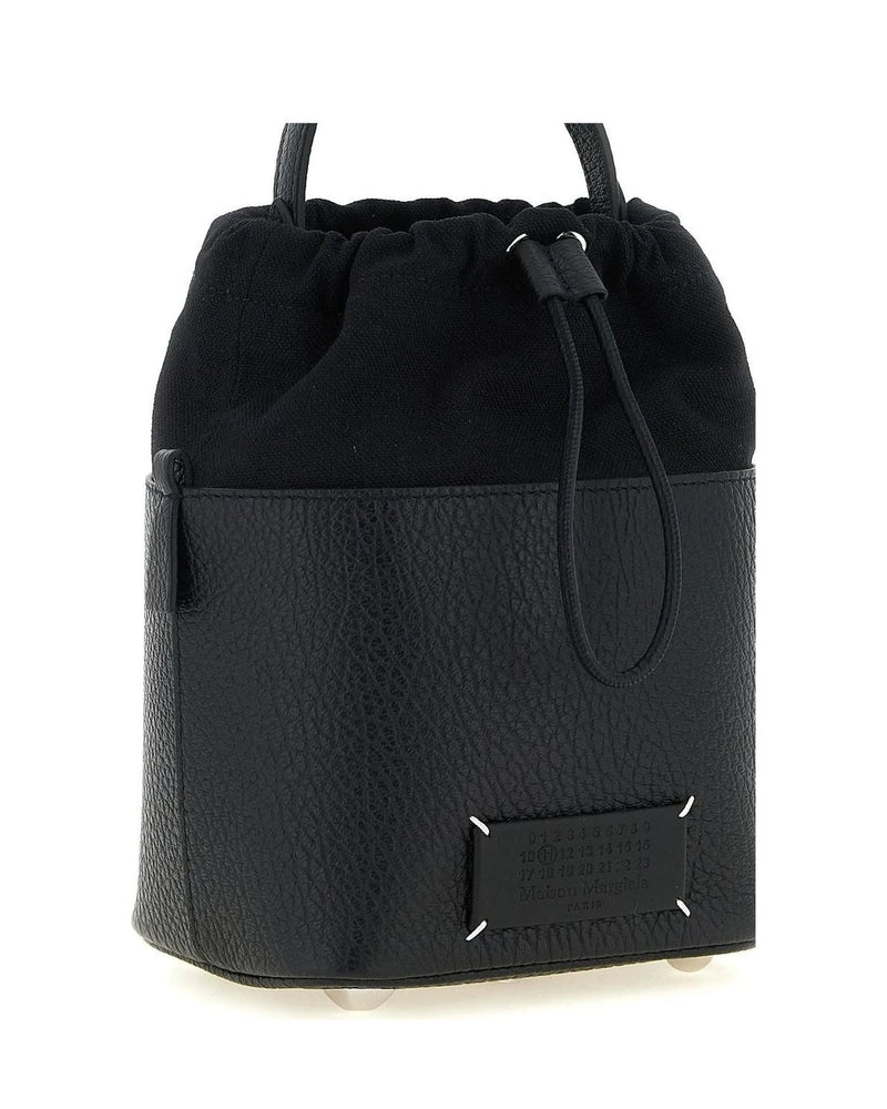 Maison Margiela Bucket Bag in black, Calfskin Leather — view 3