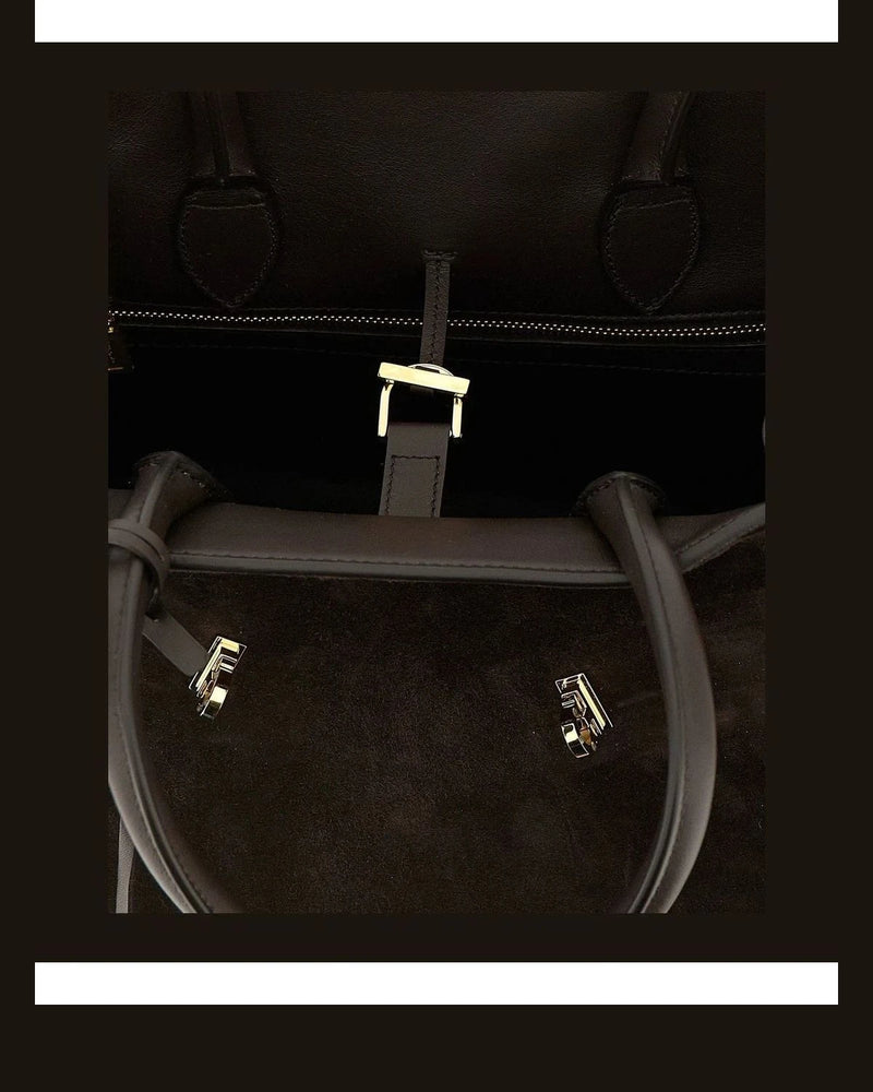 Ferragamo Satchel Bag in brown, Goat Leather — view 4