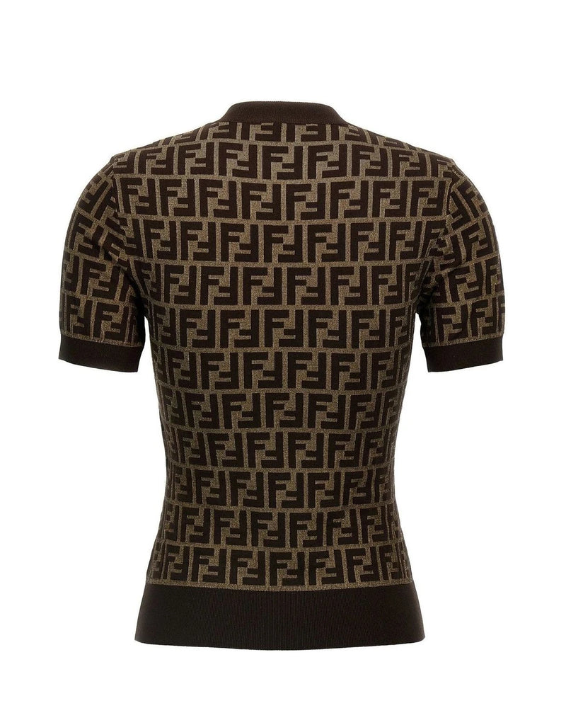 Fendi Sweater in brown, Cotton — view 2