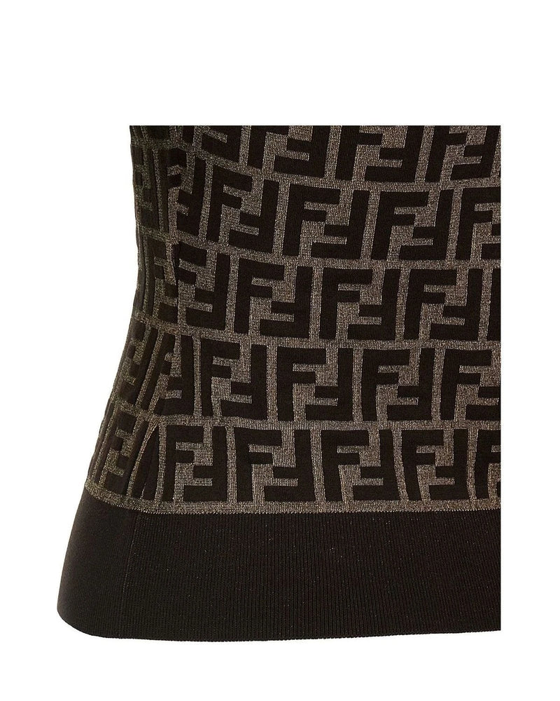 Fendi Sweater in brown, Cotton — view 4
