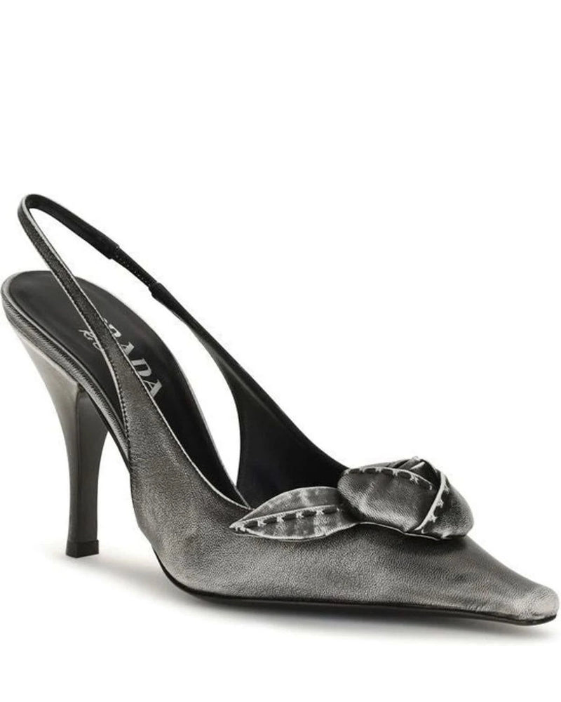 Prada Pumps in gray, Goatskin — view 2
