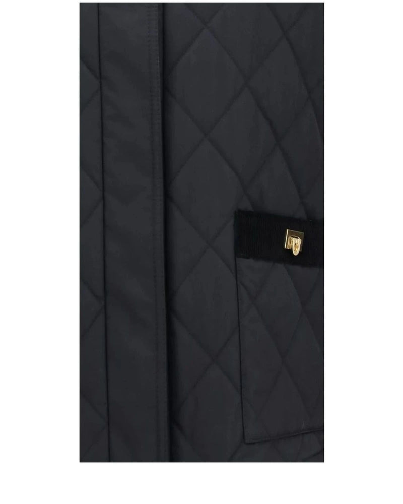 Ferragamo Bolero Jacket in black, Cotton — view 3