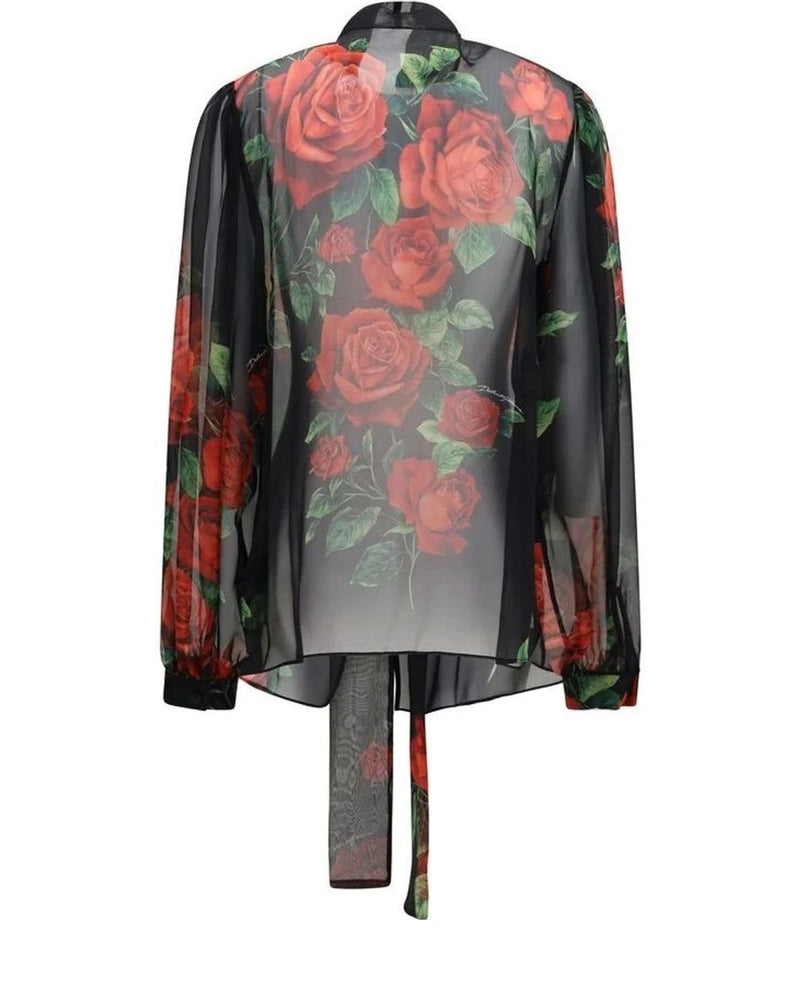Dolce & Gabbana Blouse in black, Silk — view 2