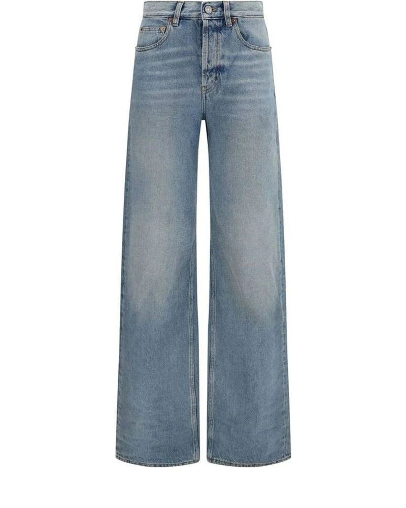 Saint Laurent Jean in blue, Cotton