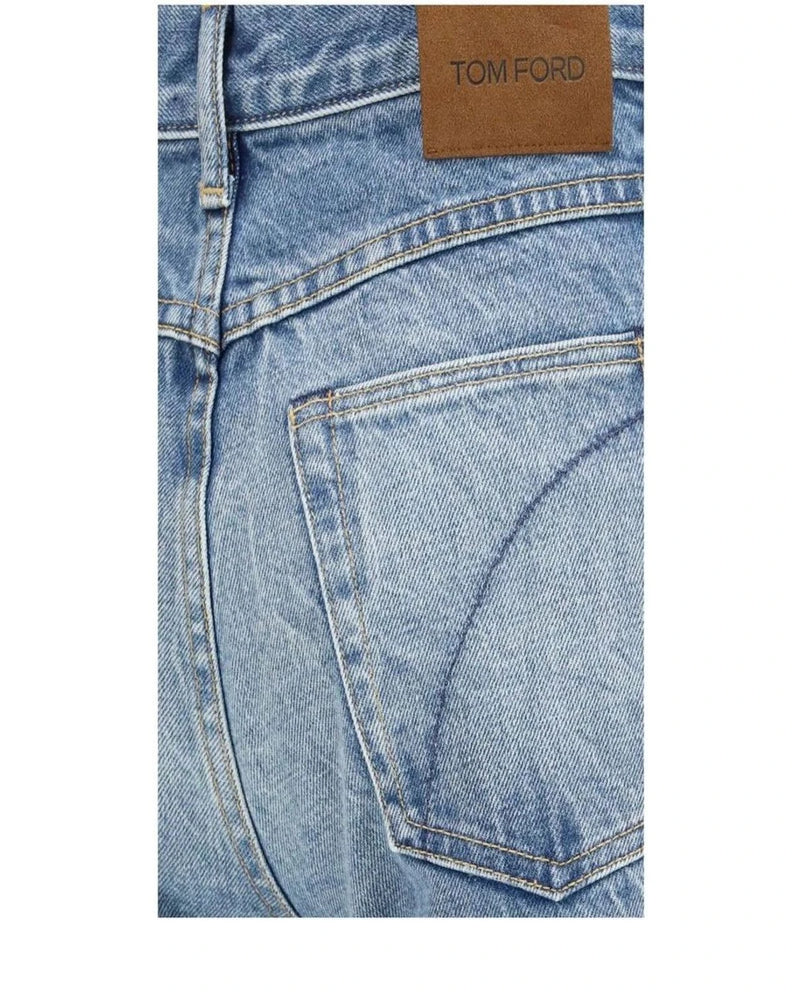 Tom Ford Jean in blue, Cotton — view 3