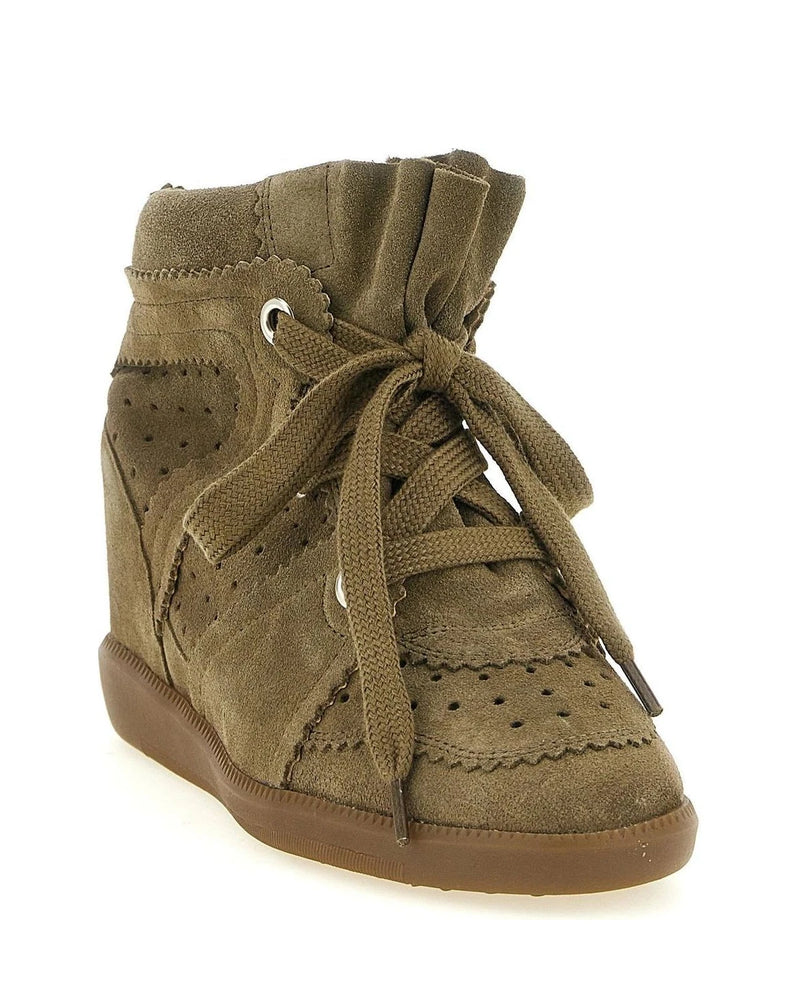 Isabel Marant Sneakers in beige, Cow Leather — view 2