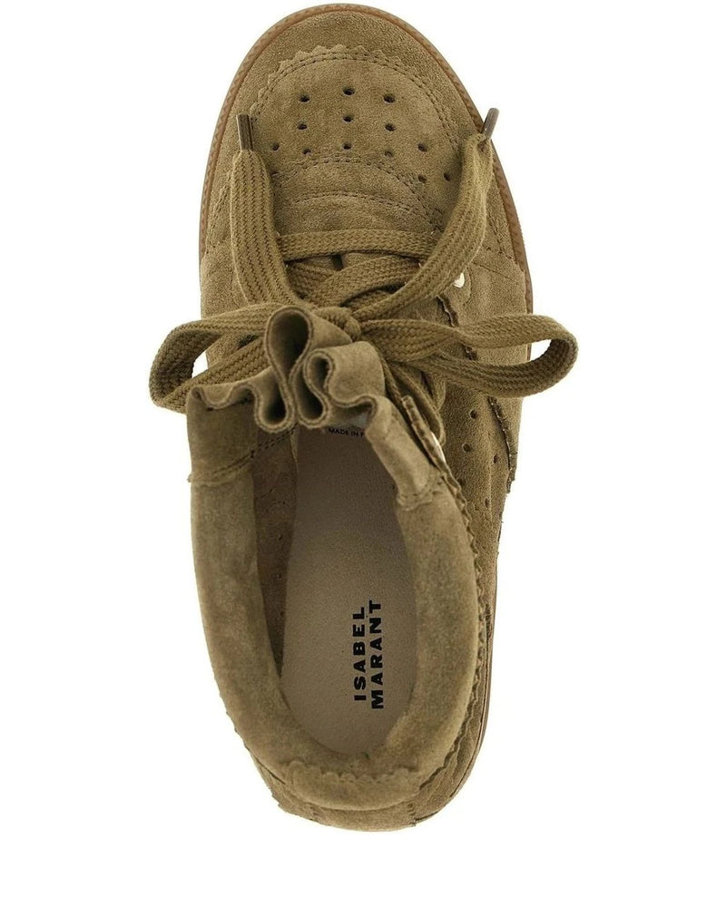 Isabel Marant Sneakers in beige, Cow Leather — view 4