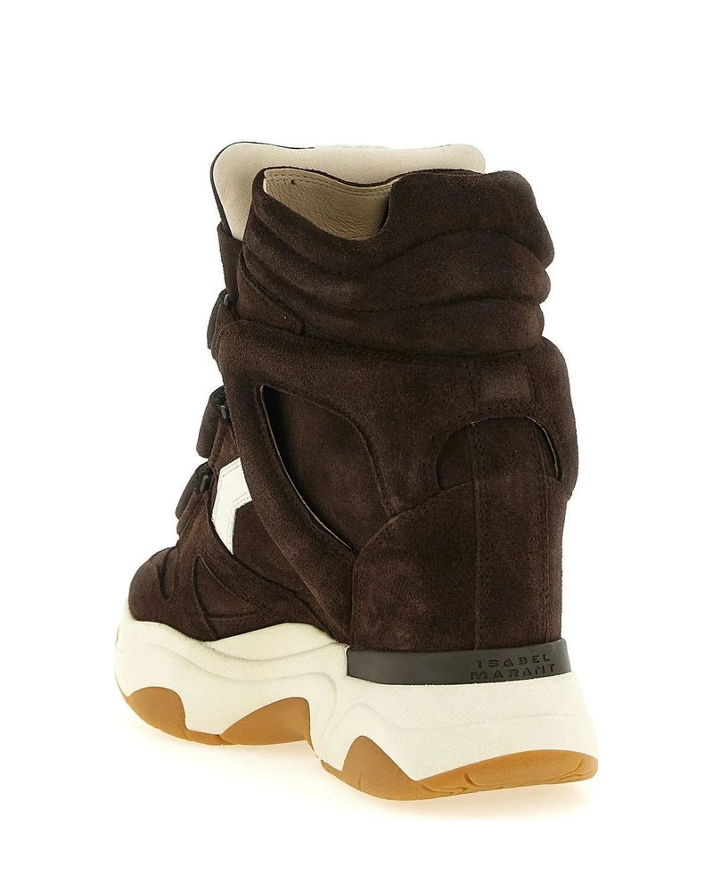 Isabel Marant Sneakers in brown, Calf Leather — view 3