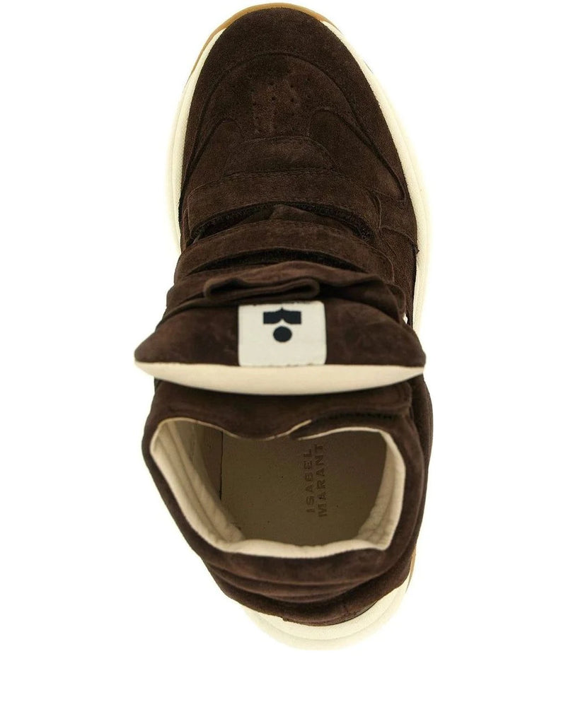 Isabel Marant Sneakers in brown, Calf Leather — view 4