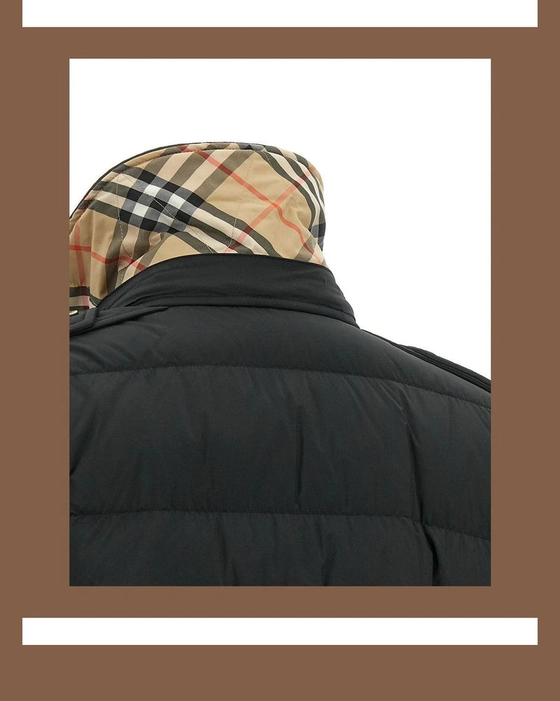 Burberry Puffer Jacket in black, Polyamide — view 6