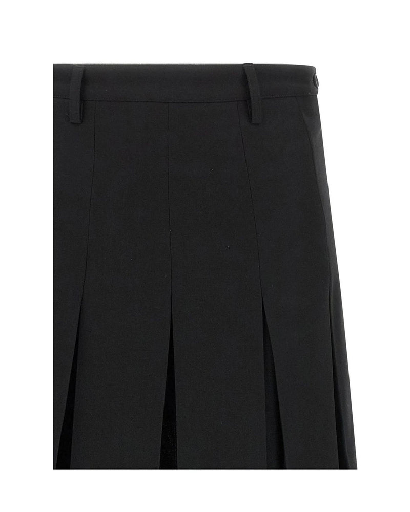 MM6 Maison Margiela Skirt in black, Polyester — view 3