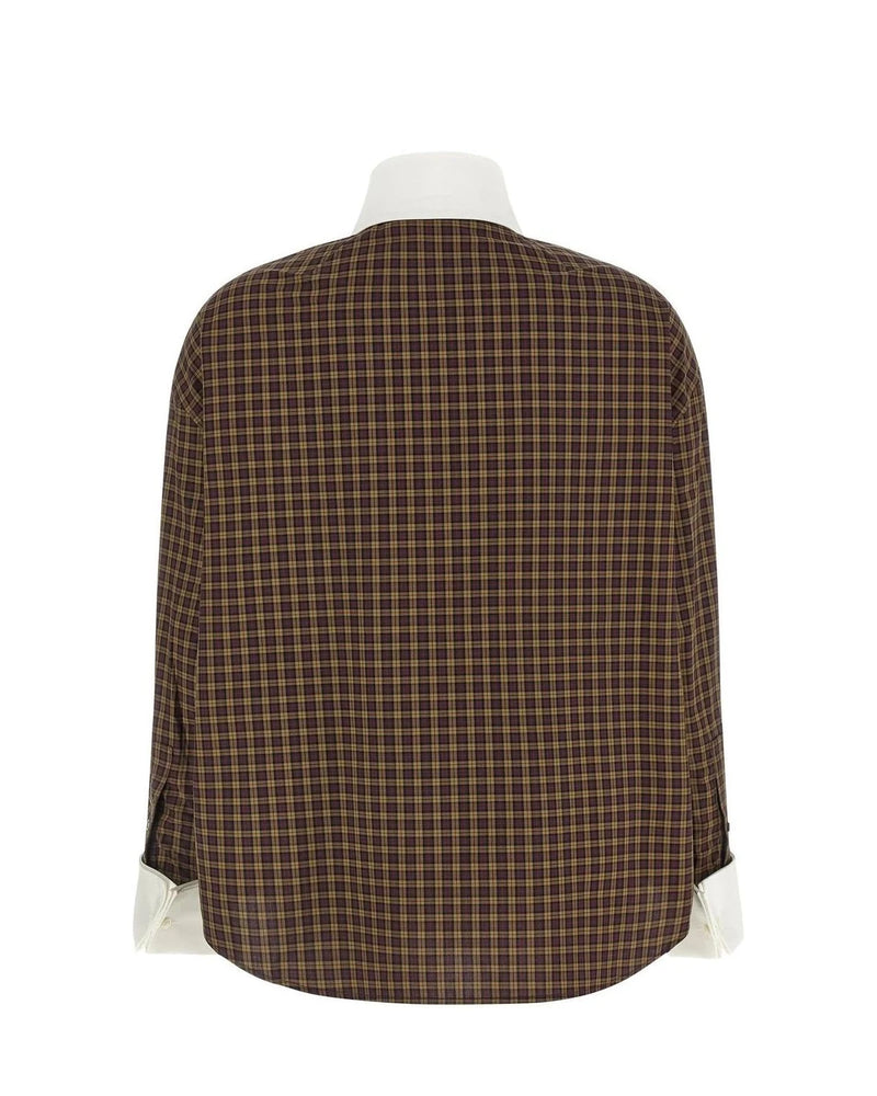 Marni Dress Shirt in brown, Cotton — view 2