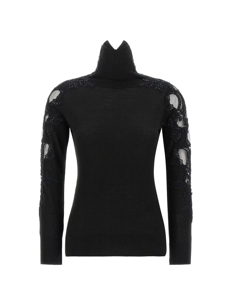 Ermanno Scervino Sweater in black, Virgin Wool