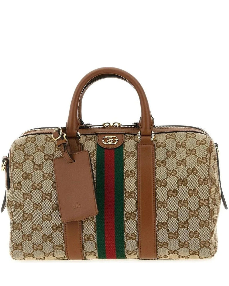 Gucci Satchel Bag in beige, Polyester