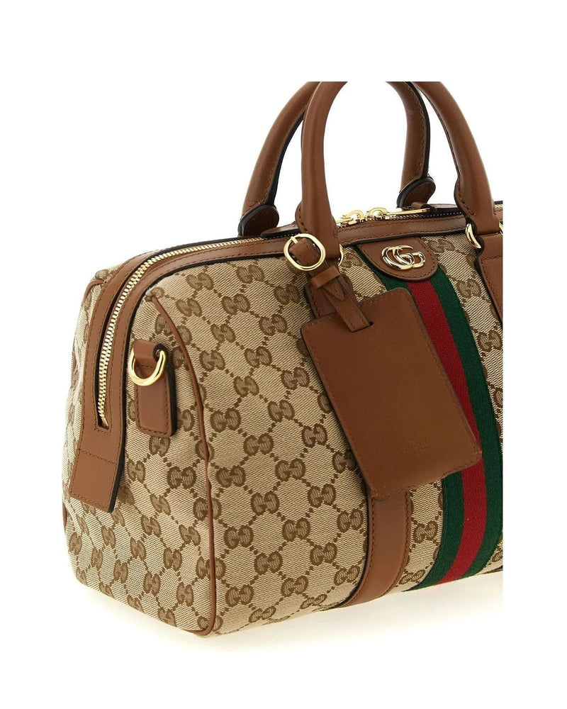Gucci Satchel Bag in beige, Polyester — view 3