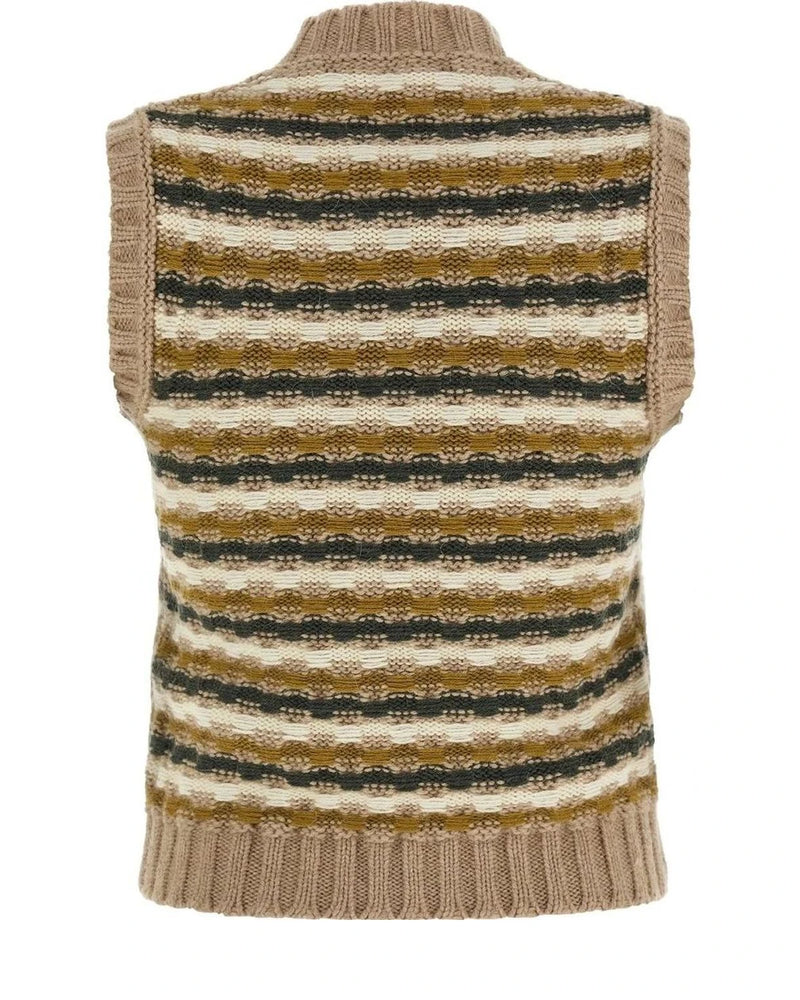 Marni Vest in beige, Wool — view 2