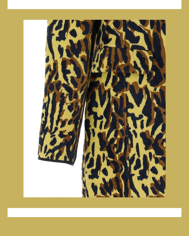 Marni Overcoat in multicolor, Virgin Wool — view 4