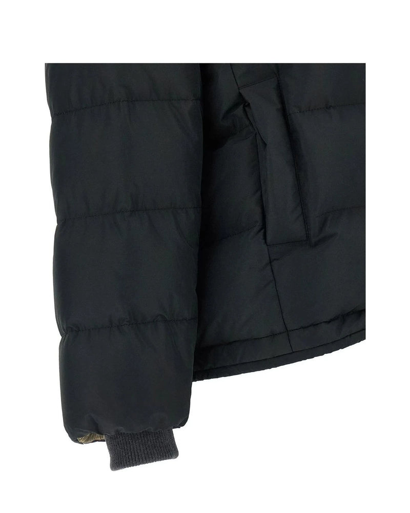 Brunello Cucinelli Puffer Jacket in black, Cotton — view 4