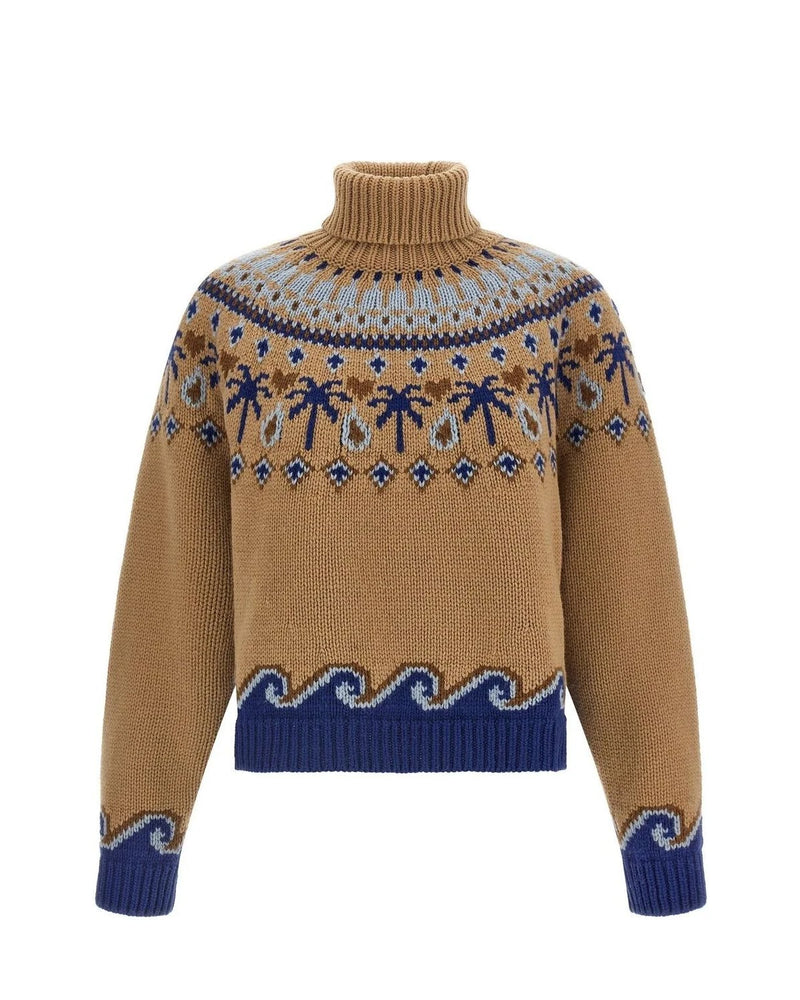 Alanui Sweater in beige, Virgin Wool