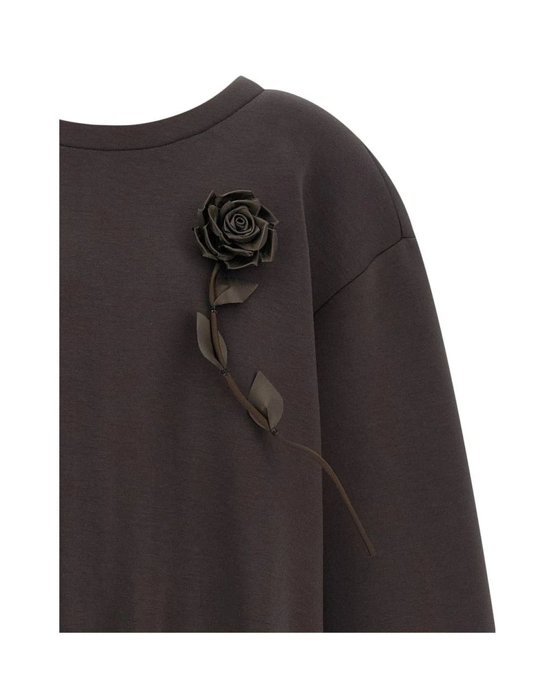 Giuseppe Di Morabito Sweatshirt in brown, Viscose — view 3