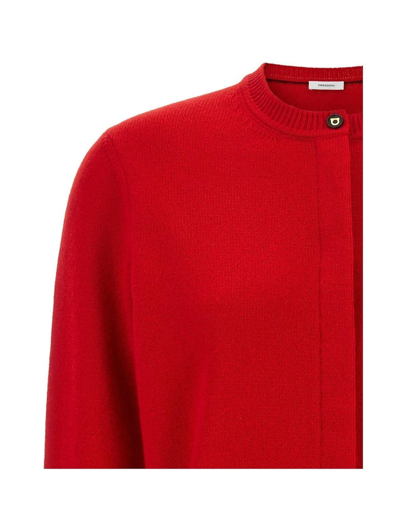 Ferragamo Cardigan in red — view 3